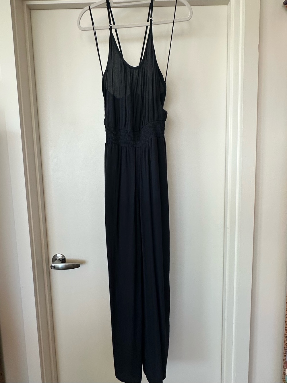 NWT PrAna Fernie Wide Leg Jumpsuit in Black. Size S - Picture 8 of 14